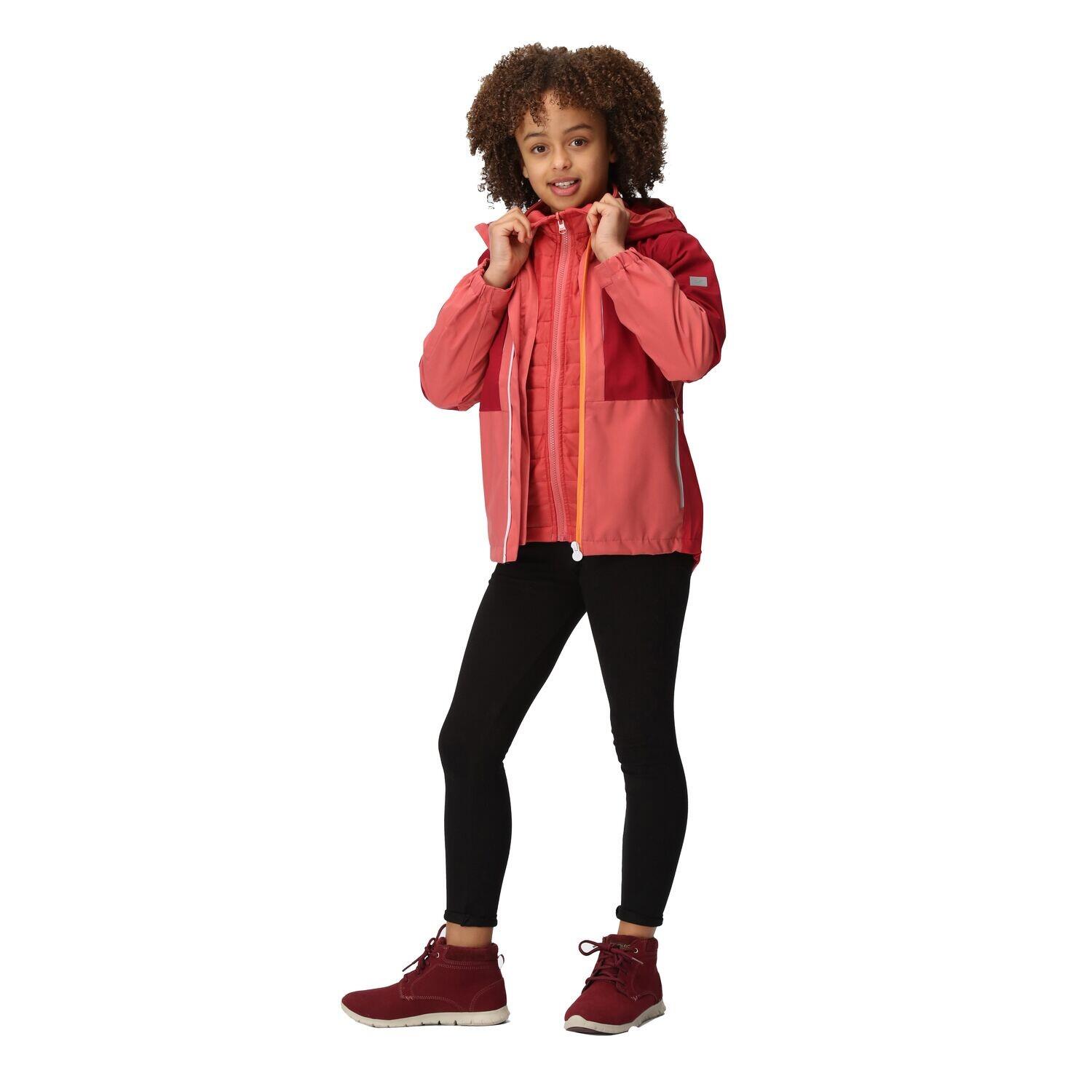 Regatta Hydrate VIII 3 in 1 Jacke für Kinder Wasserdicht mit Kapuze 5/7