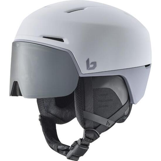Casque de ski X-FUSION White Lilac Matte - Photochromic Silver Cat 1 to 3