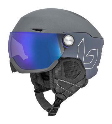 Skihelm v-ryft pure sun forest matte - photochromic red cat 1 to 3