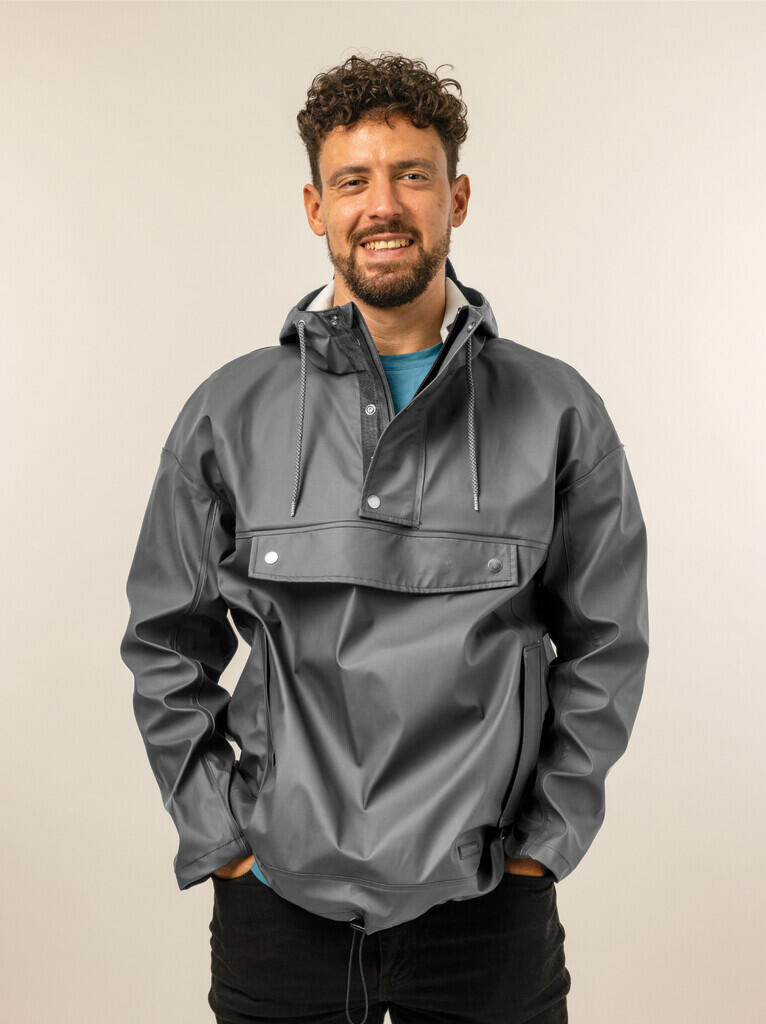 Chaqueta impermeable Mirage Soft Touch gris talla XL 3/6
