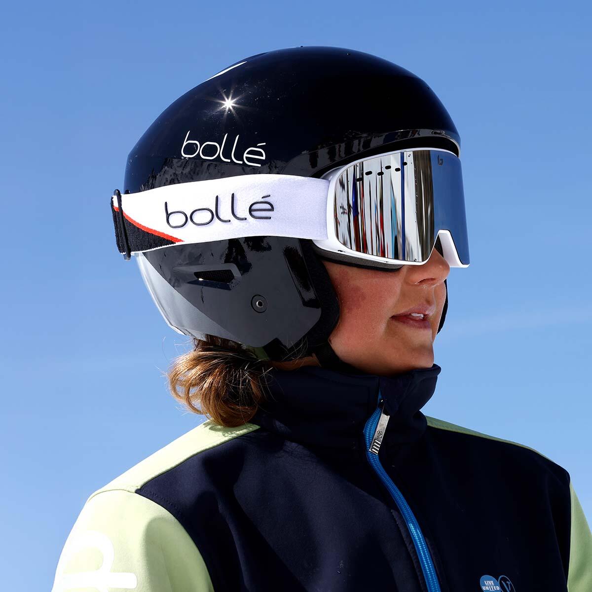 Masque de ski NEVADA Race White Matte - Black Chrome Cat 3 3/5