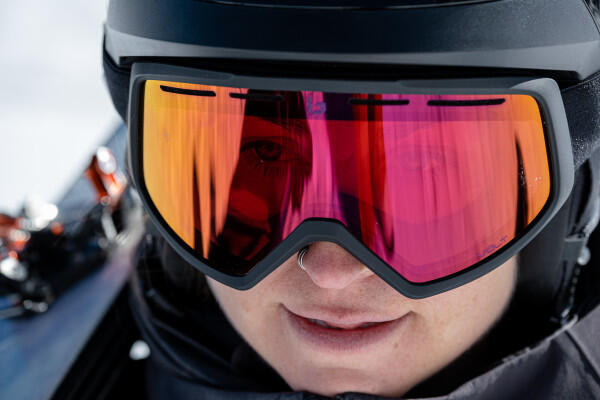Masque de Ski Cylindrique CASCADE - Verre High Contrast Cat 2 - Adulte 3/6