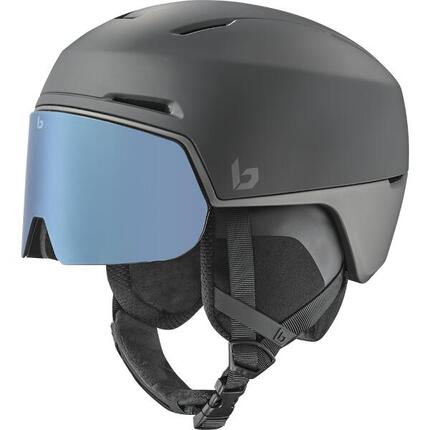 Casque de ski X-FUSION PURE White Grey Matte - Brown Gun Cat 2