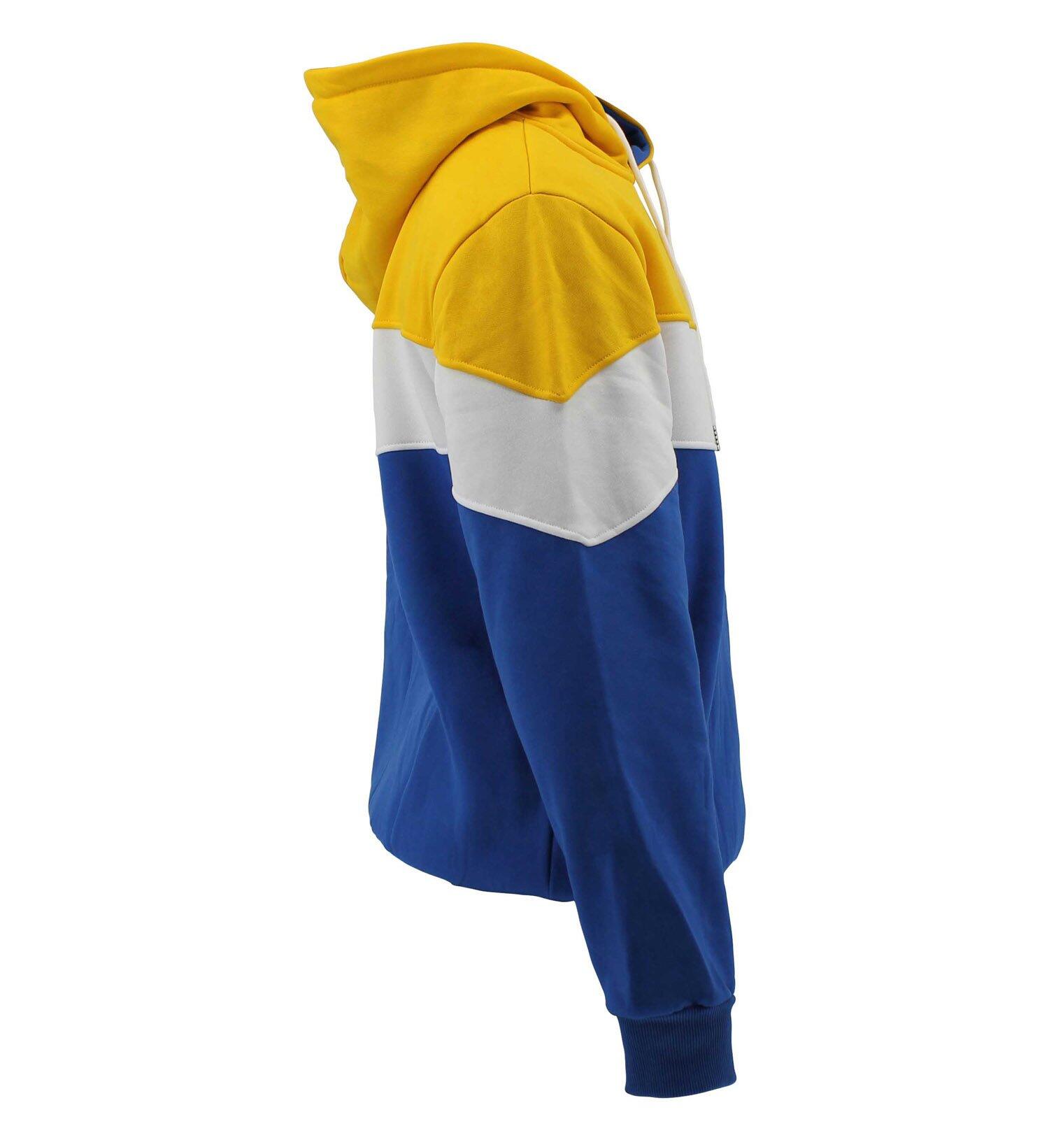 Sweat à capuche Legend tricolore femme/homme Polaire jaune 2/5