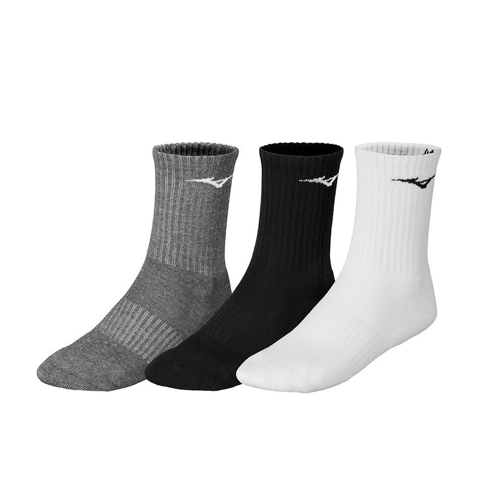 Skarpety Mizuno Training 3 pary white/black /melange