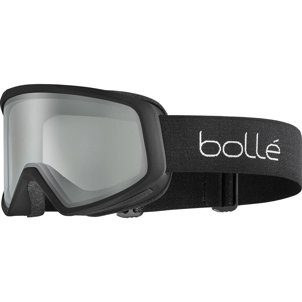 BEDROCK Unisex Snow Goggles - Matte Black/Clear