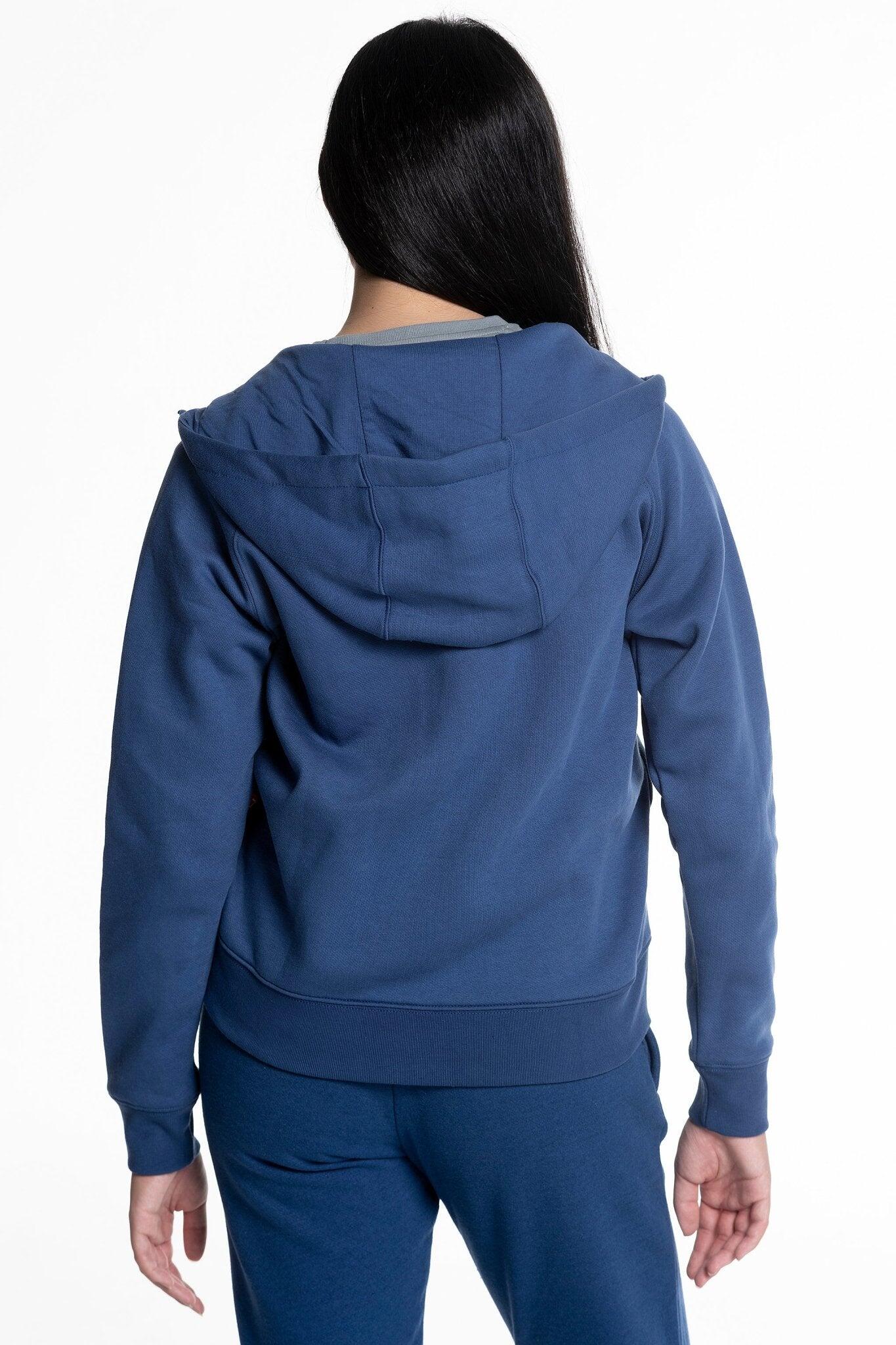 Felpa Cappuccio Nox Basic Blu Navy Donna T21hsucaazm 2/5