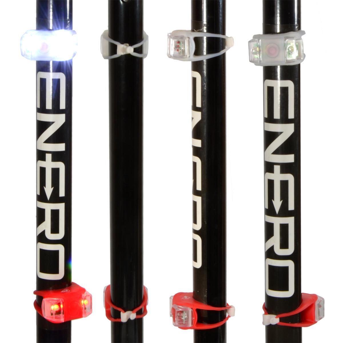 Zestaw lamp rowerowych Dunlop przód, tył Led 3/4