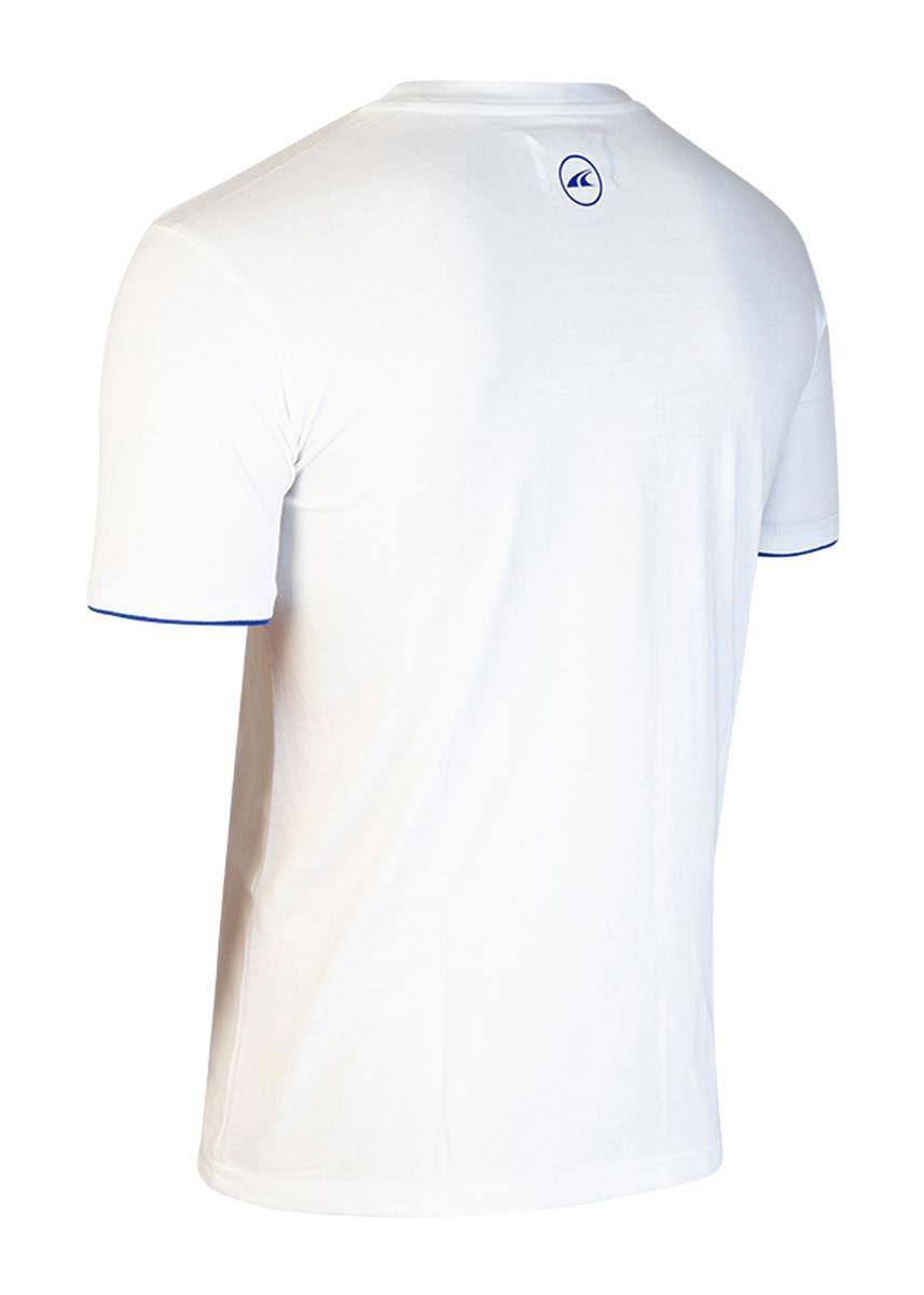 Camiseta de algodón Akron New Orleans - Blanco/Azul marino Talla XXL 3/5