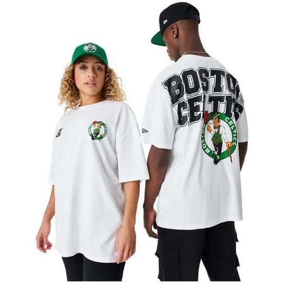Maglietta NBA Large Graphic BP OS da uomo di New Era Boston Celtics