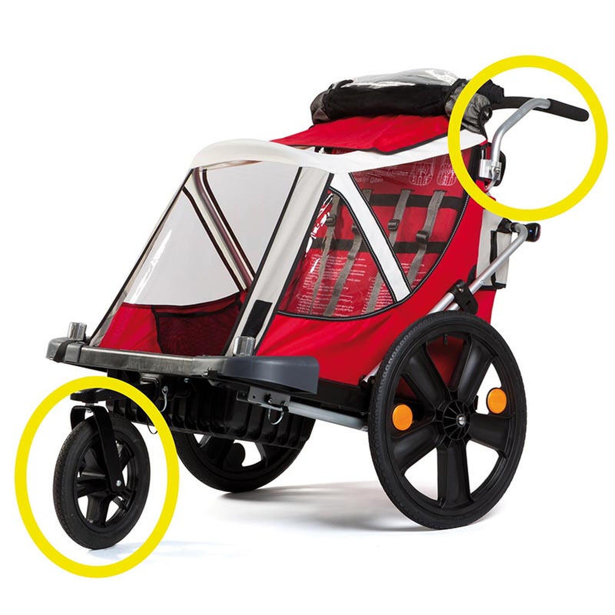 Bellelli - Kit Urbain Pour Remorque B-travel Pour Vélo - Remorque À Vélo - Noir - No Size - Decathlon