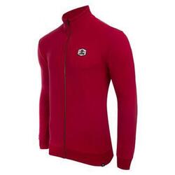 Sweat zippé LeBram avec écusson brodé — Rouge