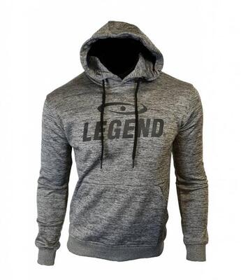 Hoodie kids/volwassenen zwart slimfit polyester fitness en hardlopen