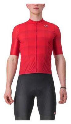 Castelli livelli short sleeve jersey red
