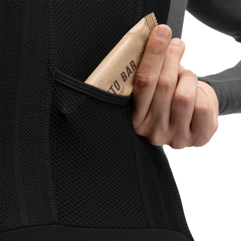 Culote largo ciclismo hombre BX Bolzano Negro 4/8