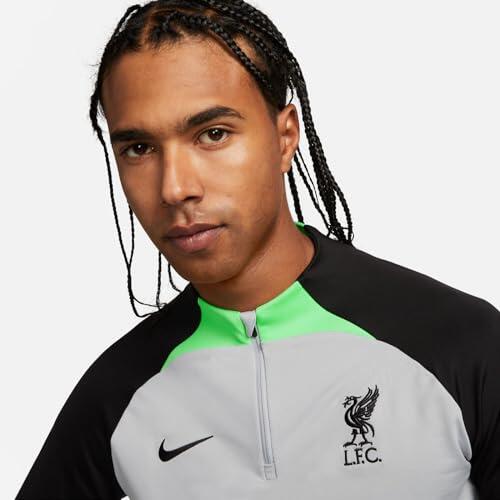 Haut Nike LFC Dri-FIT Strike Drill Top pour Homme en Gris Loup 3/5