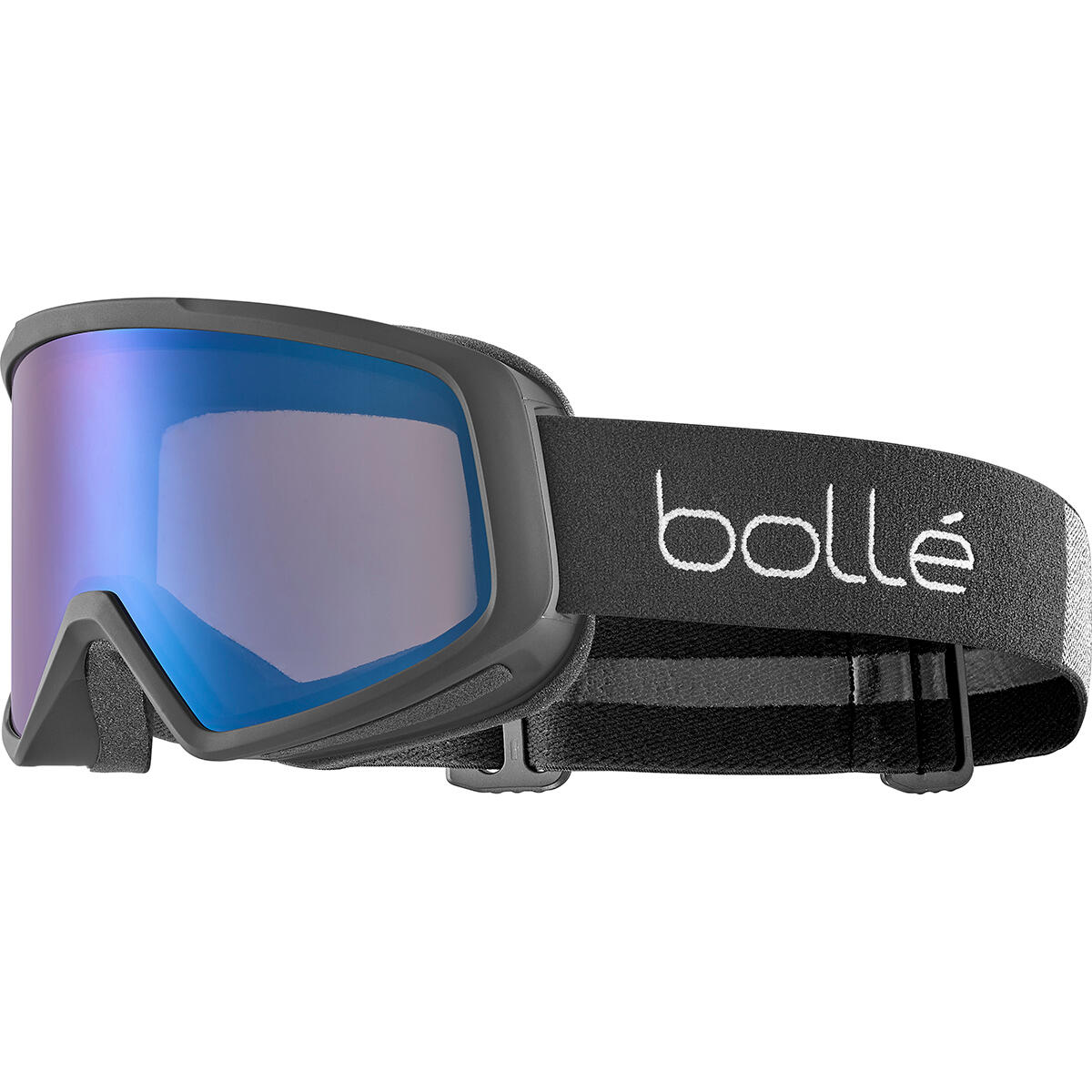 Bollé - Masque De Ski Bedrock Plus Black Matte - Bronze Blue Cat 3 - Masque De Ski - Blanc|bleu|noir - Taille Unique - Decathlon