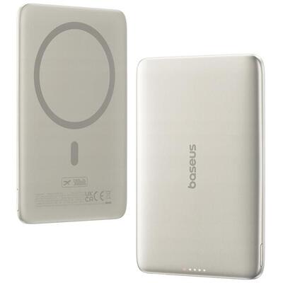 Draadloze powerbank baseus 5000 mah 20w magsafe snellader + kabel