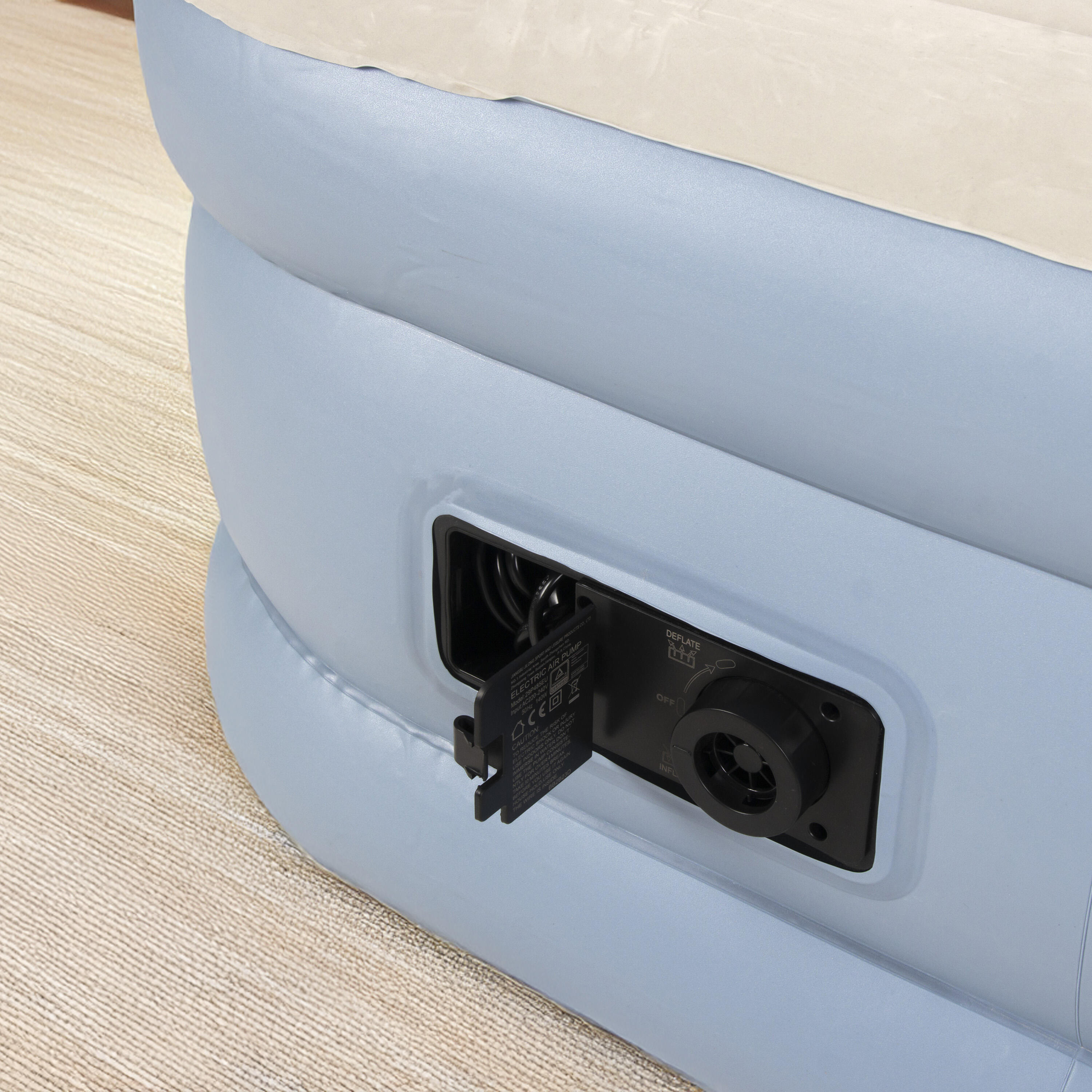 Luftmatratze selbstaufblasend 1 Person 191x99x46cm Luftbett mit Elektropumpe 7/7