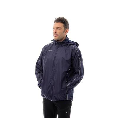 Joluvi heren chubasquero jas - marineblauw/wit - maat m