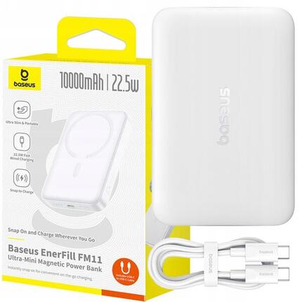 BASEUS POWERBANK 10000 mAh 22,5W INDUCTIEF MAGNETISCH MagSafe SNEL