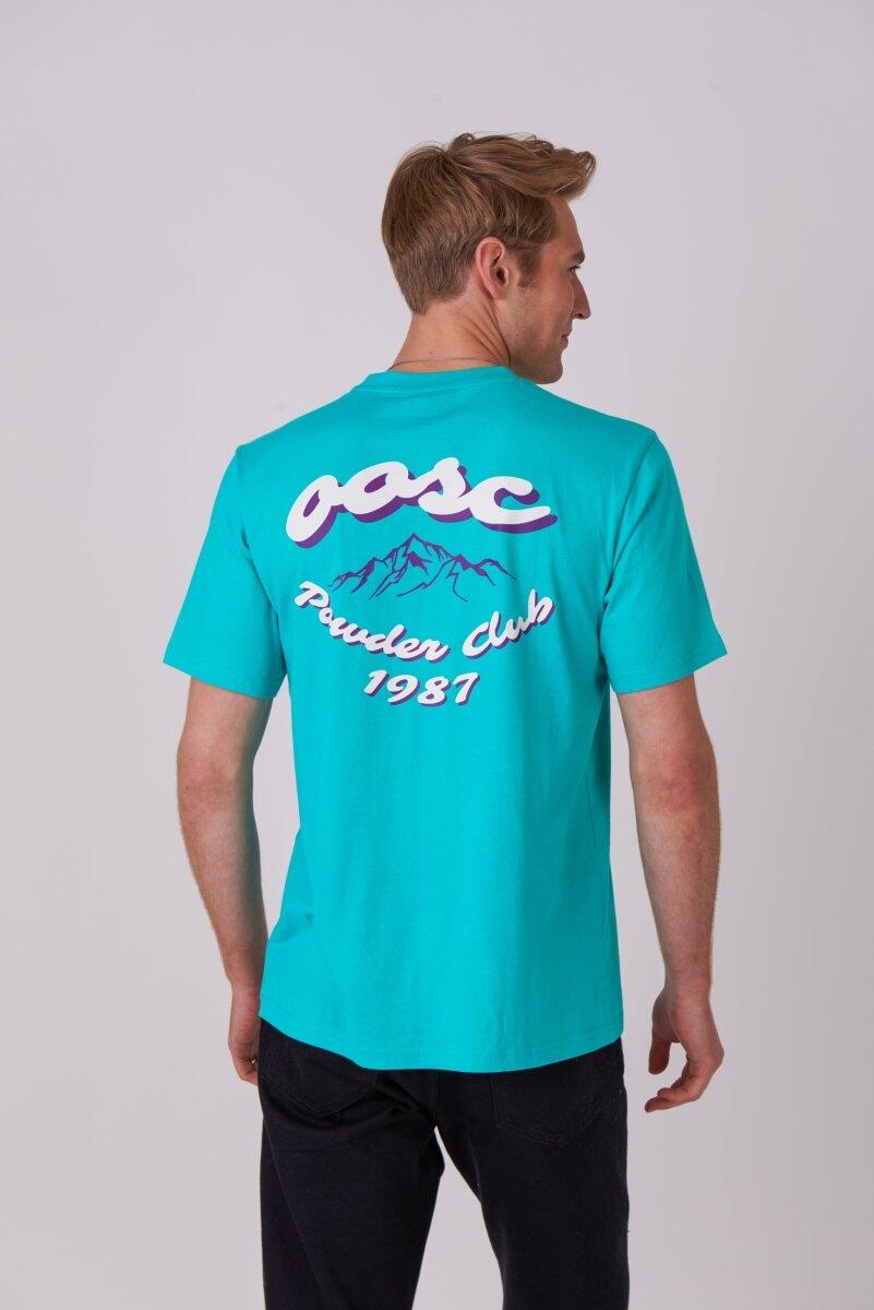 OOSC Powder Club T-Shirt - Aqua