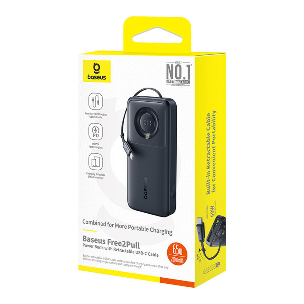 Baseus 100W batterie externe 20000mAh capacité PD charge