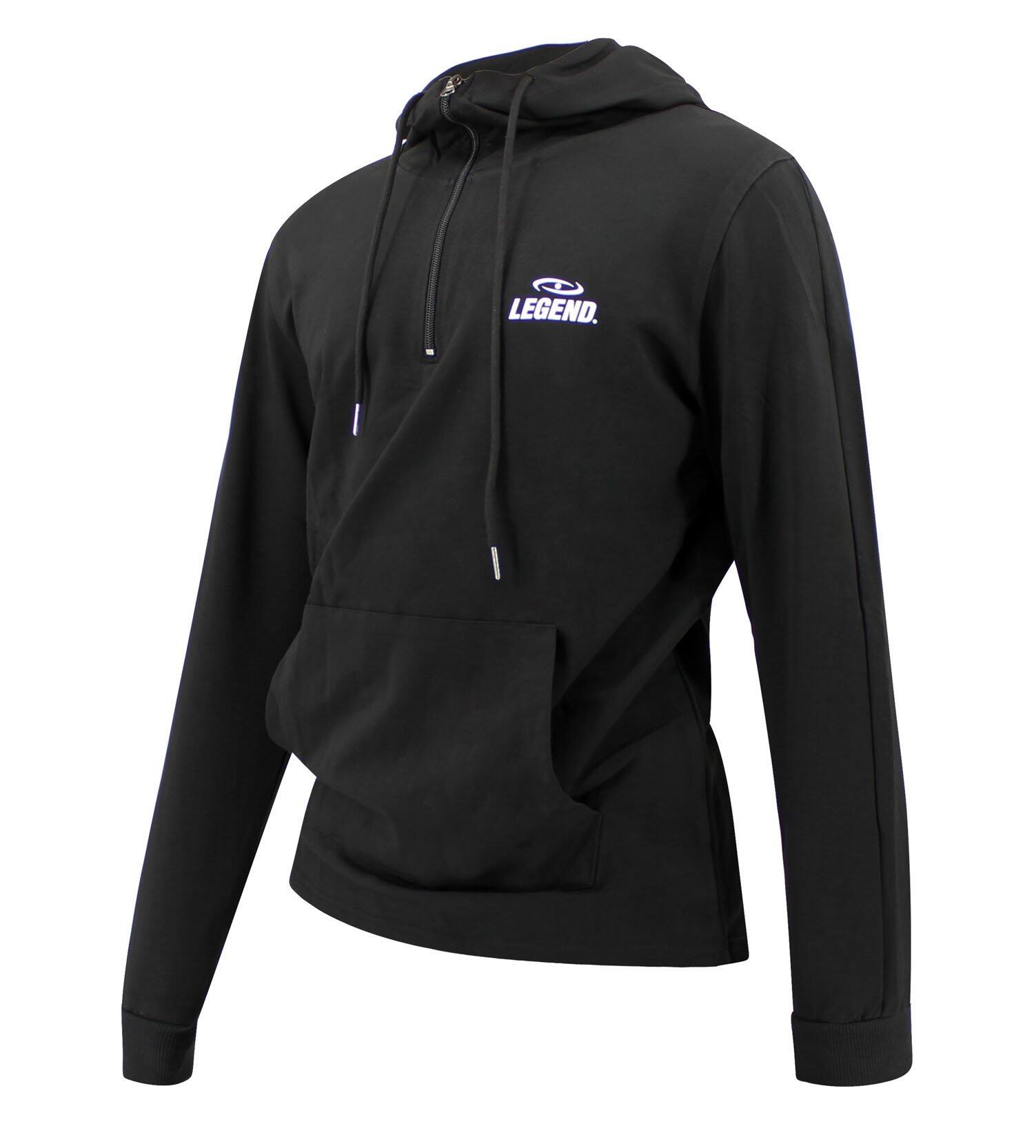 Hoodie dames/heren fashionable Zwart Fitness en Hardlopen 4/5