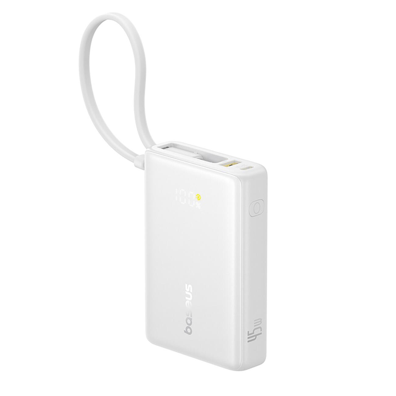 Caricabatterie Portatile Baseus PicoGo 10000mAh 45W USB-C USB-A Con Cavo 5/7