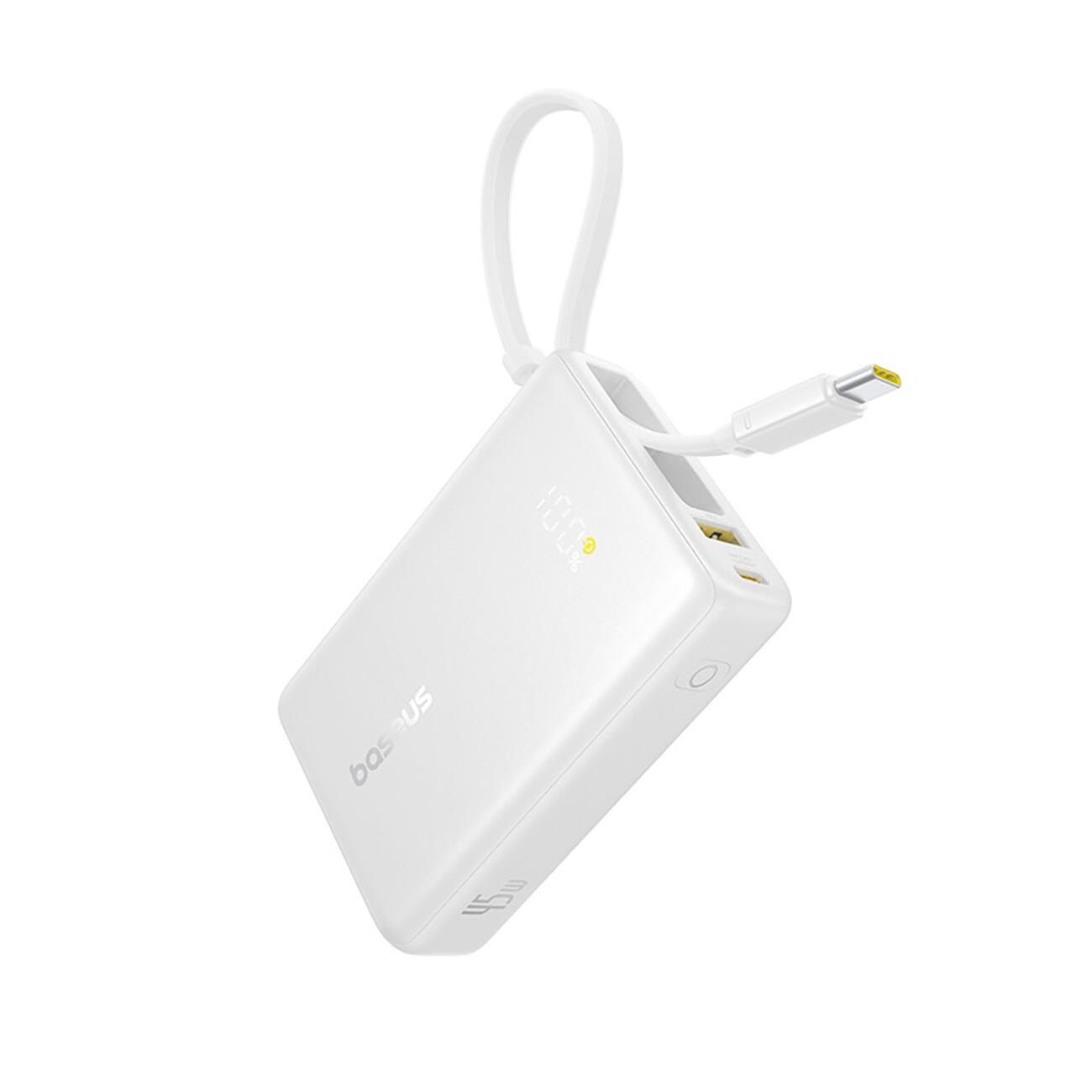 Caricabatterie Portatile Baseus PicoGo 10000mAh 45W USB-C USB-A Con Cavo 4/7