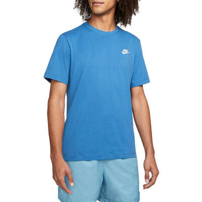 T-shirt nike sportswear club, blauw, mannen