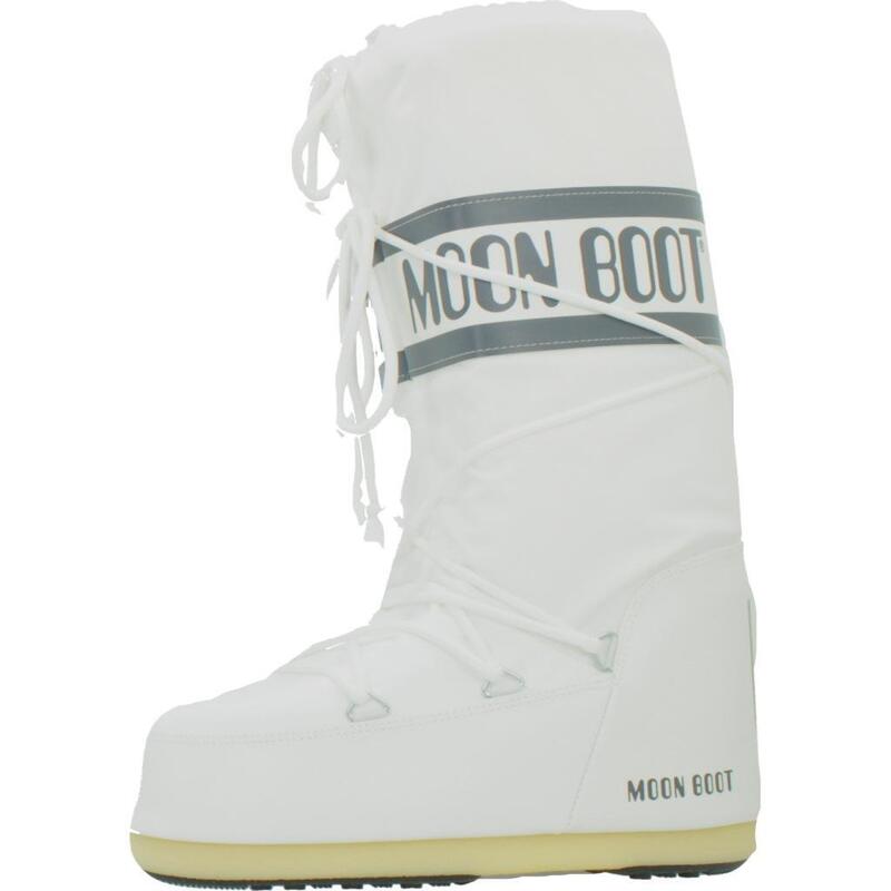 Cizme Moon Boot Model Icon Nylon Culoare Alb
