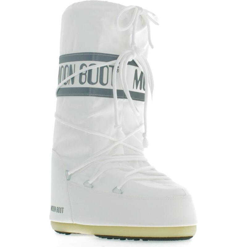 Cizme Moon Boot Model Icon Nylon Culoare Alb
