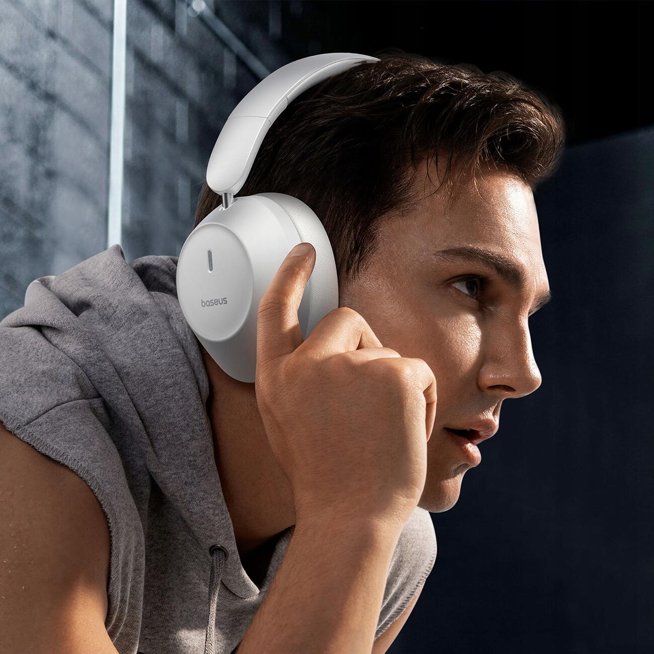 Baseus słuchawki nauszne bezprzewodowe Bluetooth Bass 30 MAX BT 5.3 5/7