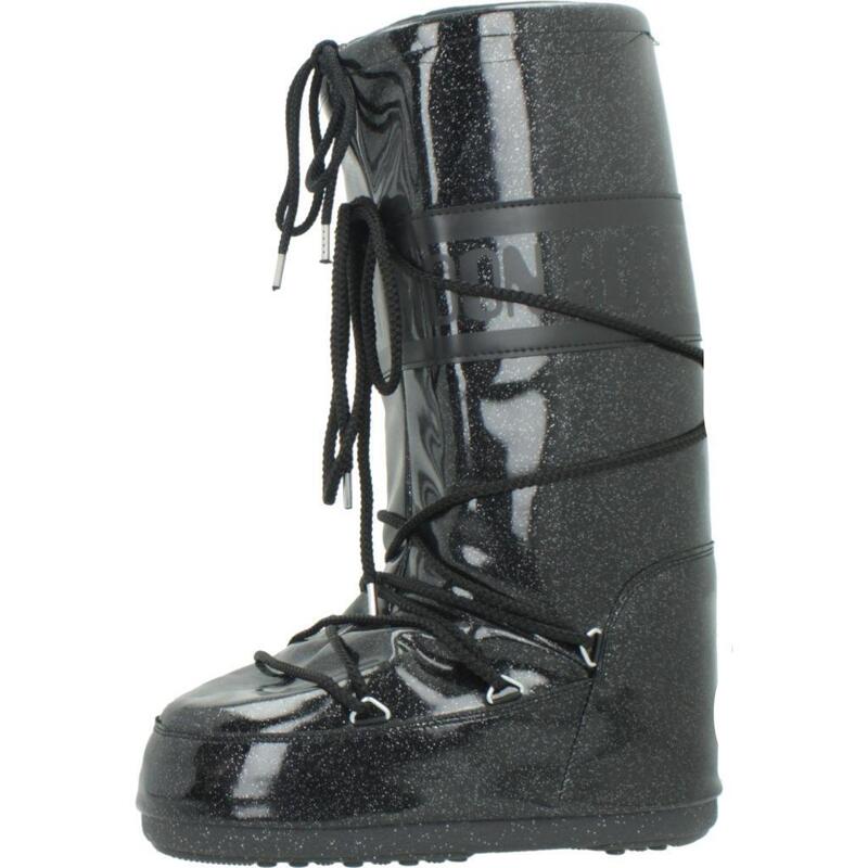 Cizme Moon Boot Model Mb Icon Glitter Culoare Negru