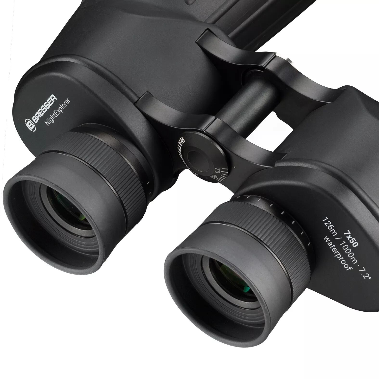 Binocolo 7x50 con treppiede e borsa da trasporto condizioni di scarsa luminosità 5/6