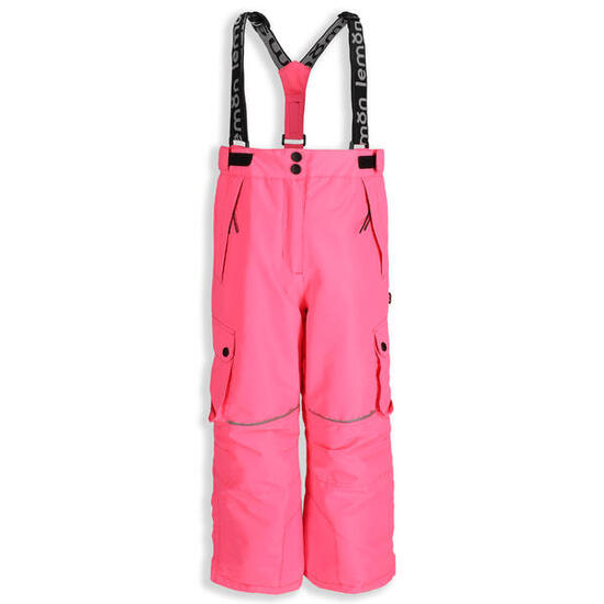 Mädchen Skihose mit Trägern ZL5 rosa