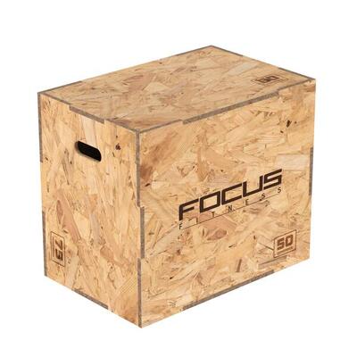 Plyo box - hout - 3 hoogtes
