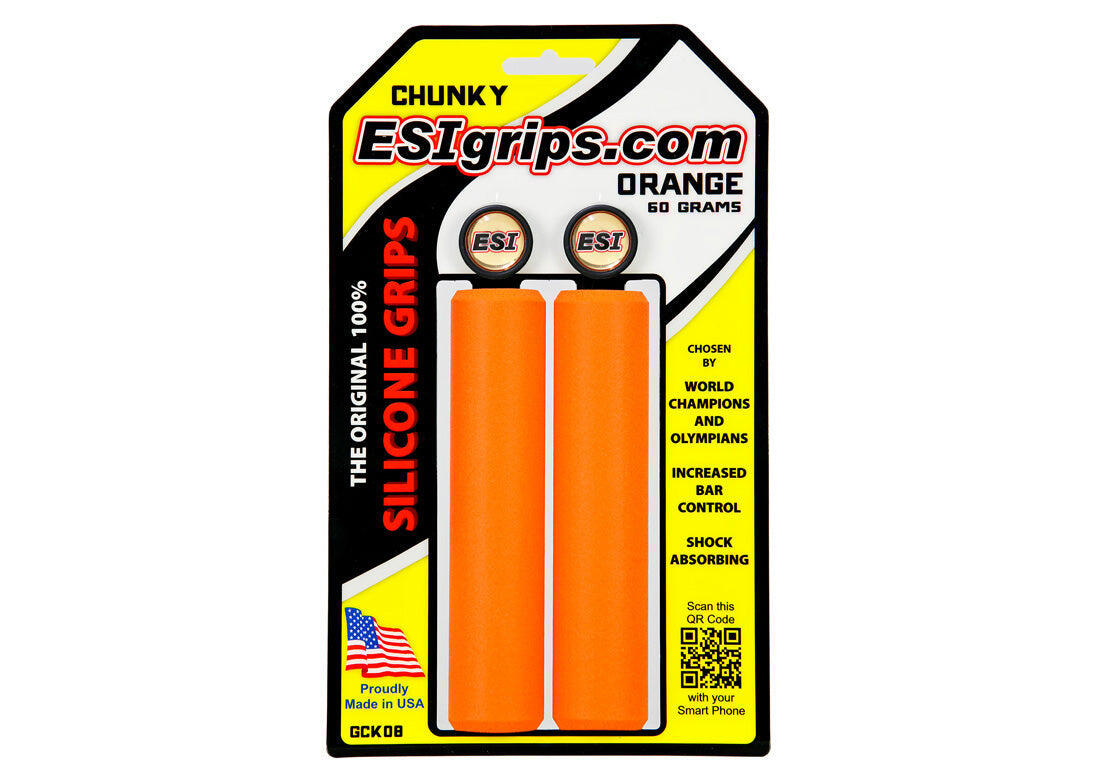 Puños de silicona ESI Chunky de 32mm - Grises 2/3