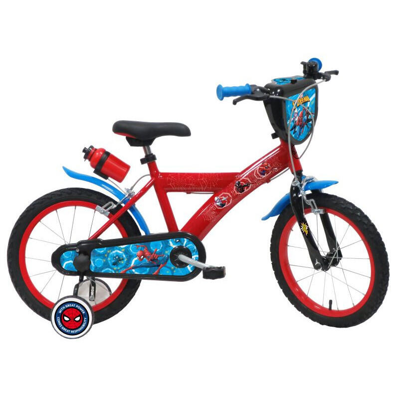 Rower dziecięcy SPIDERMAN 16" czerwony 1/5