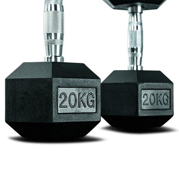 Set haltères hexagonale - 2 x 20kg 5/7