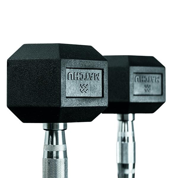 MATCHU - Dumbbells - Hexa dumbbells - Set van 2 stuks - Beschikbaar in