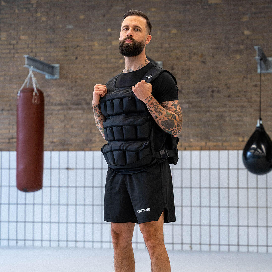 DH FitLife Verstellbare Gewichtsweste 10kg/20kg Kompakt u