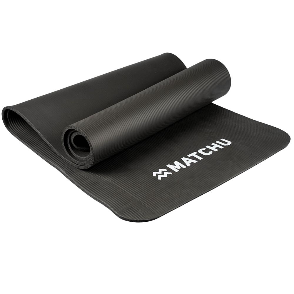 Esterilla de fitness - Esterilla deportiva - 180cm x 60cm x 9mm - Negro 7/7
