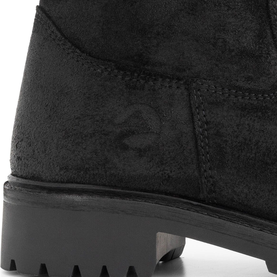 Honefoss boots - Suede leren enkellaarsjes dames - Zwart leer 5/7