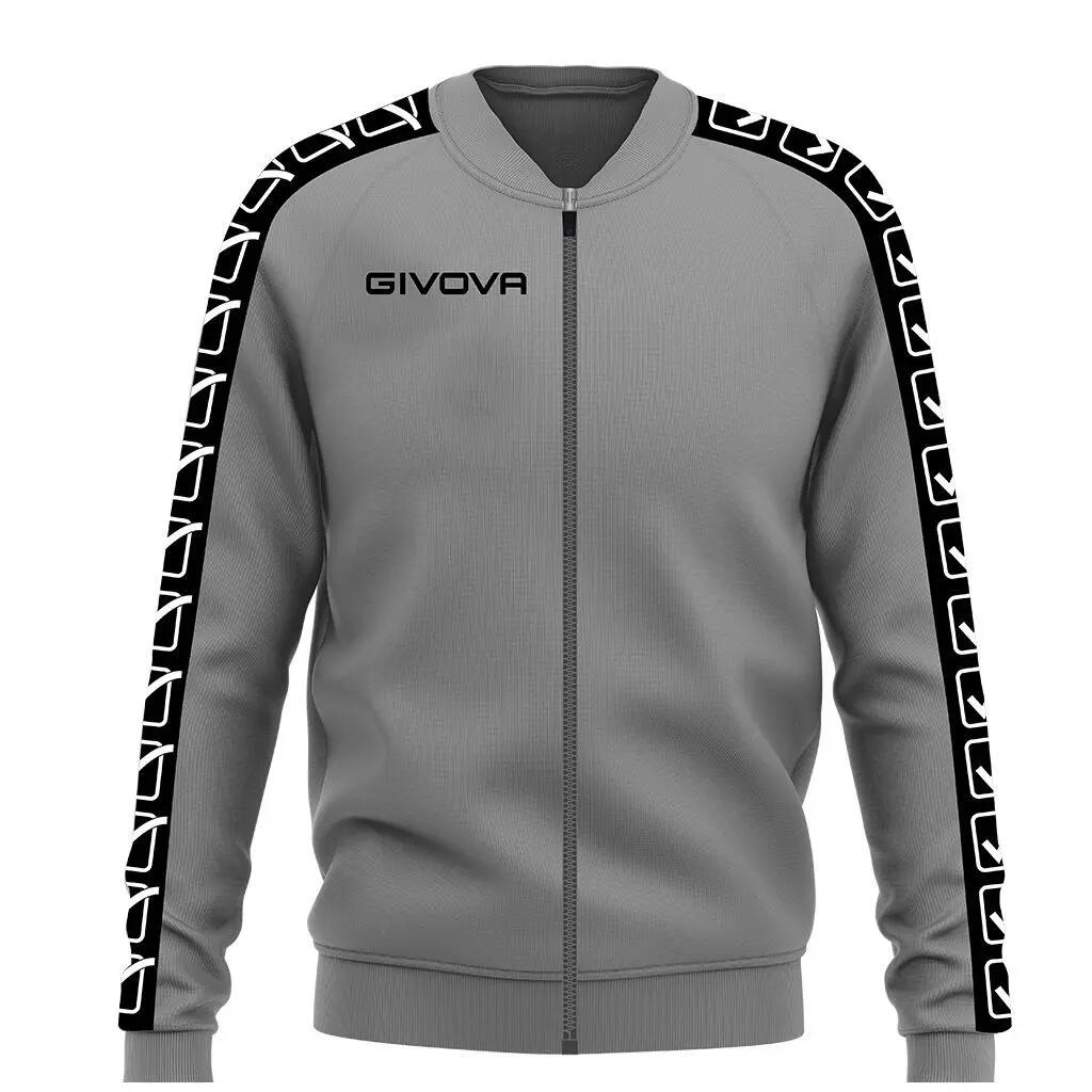 Sweat jacket with stripe Givova College