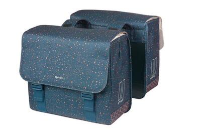 Basil flair dubbele fietstas 35 liter waterafstotend met universal bridge - ...