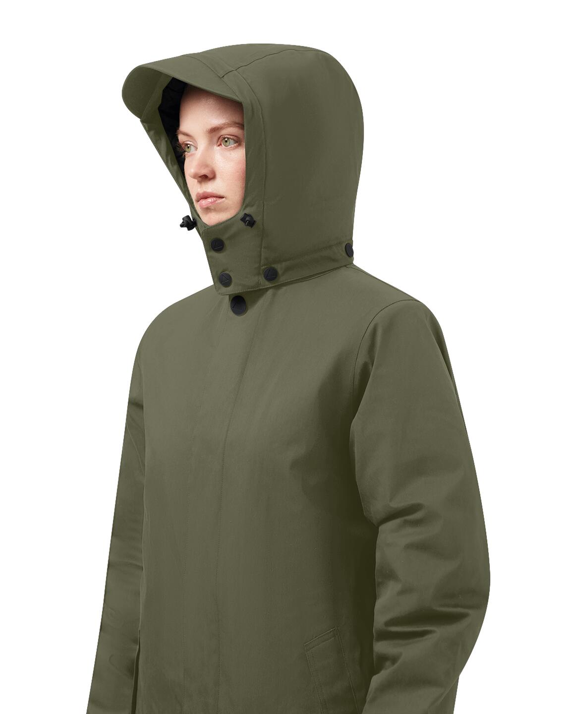 Parka Mac – verde oliva escuro 3/7