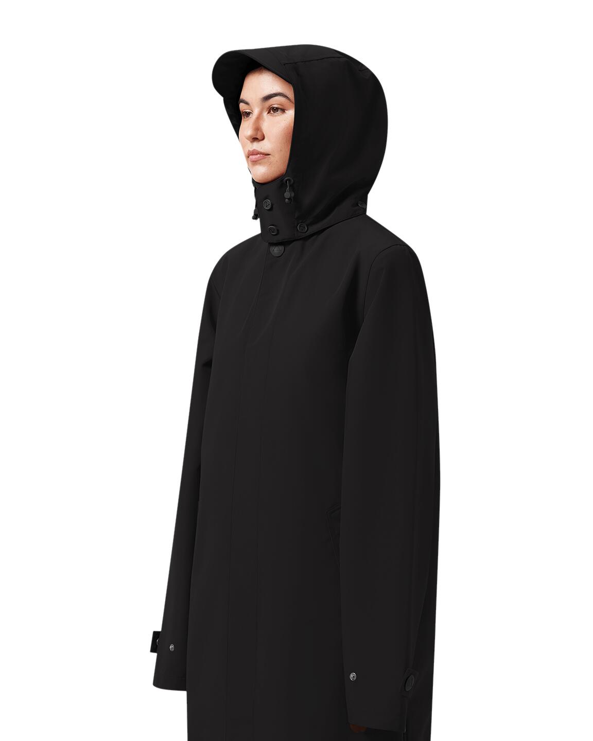 Abrigo Mac – negro Talla XXS 3/7