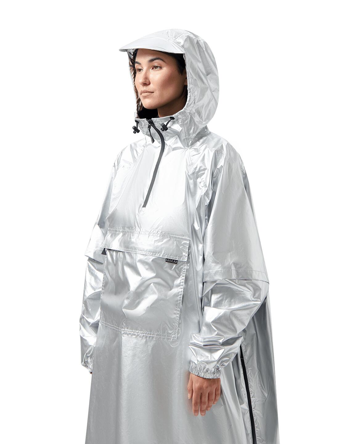 Regenponcho – Silbergrau Gr. L 3/7